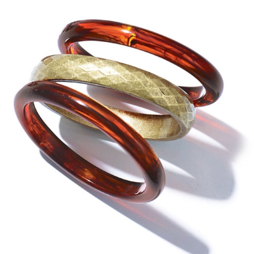 & Avon Fade To Dusk Bangle Bracelet set
